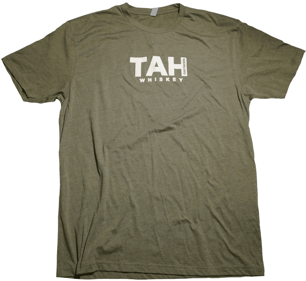 TAH Whiskey Tee - Olive Green - Tah Whiskey